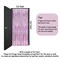 2 Packs Pink Tinsel Curtain Party Backdrop - Foil Fringe Curtain Lilac Pink Party Streamers for Birthdays Girl Princess Bachelorette Euphoria Theme Party Decorations